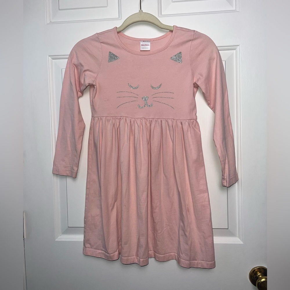 Hanna Andersson Long Sleeve Cat Character Dress